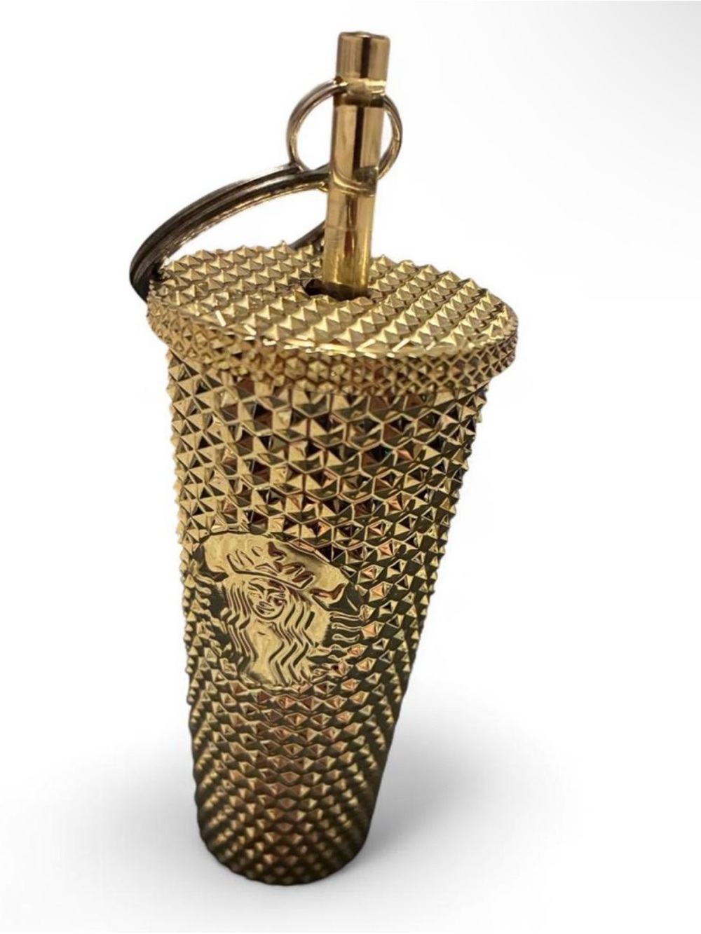 Starbucks Keychain Studded Cold Cup Logo
